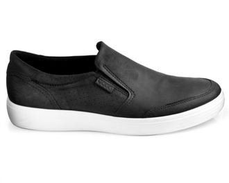 Ecco Mens Soft 7 Slip On In Black