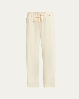 Proenza Schouler Magnus Linen Slub Pants