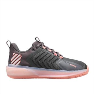 K-Swiss Womens Ultrashot 3 Sneakers In Asphalt/peachambr