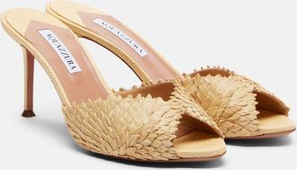 Aquazzura Mules Rio Flirt de rafia