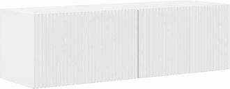 vidaXL Mueble De Tv Montado En La Pared Brillante 98 X 31 X 29,5 Cm Vidaxl