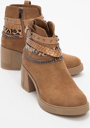 Prologue Boliva Gesp Ketting Blokhak Laars (Dames)