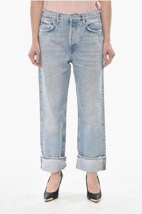 A Gold E Straight-Fit Light-Wash Denim Jeans FRAN 20cm size 28