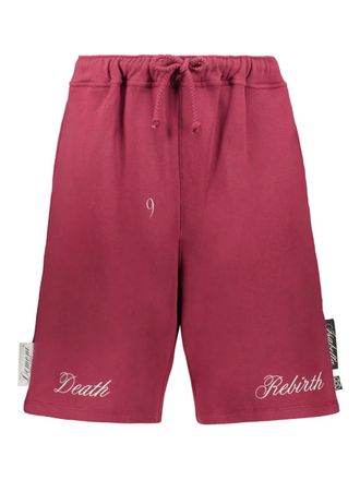 Isabella 1985 cotton track shorts - Red