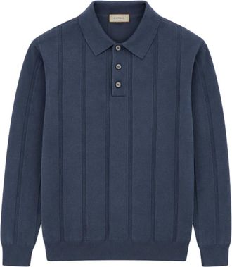 Canali Polo Shirt - Heren - Polos - Blauw - XL - Tops