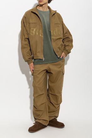 Rhude T-shirt With Logo, Mens, Green