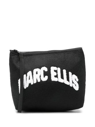 Marc Ellis tuff-logo clutch - Black