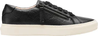 FRANKiE4 Womens Billie Zip Sneaker In Black Reptile