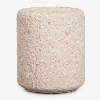 Sklum Mesa Auxiliar Redonda &Oslash;35 Cm En Cemento Elyndra Sklum