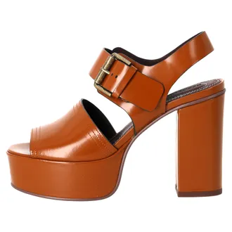 See By Chlo&eacute; See by Chlo&eacute; Slingback Pumps in Tan Leren