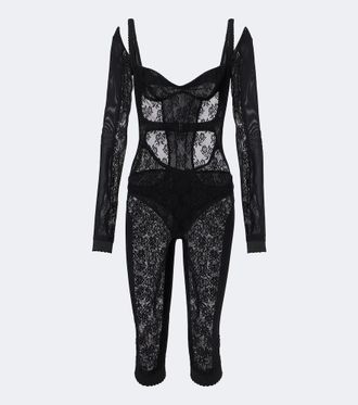 The Attico Lace jumpsuit