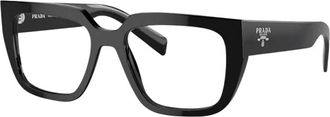 Prada Stijlvolle Bril Model A03V - Dames - Brillen - Zwart - 52 MM - Accessoires