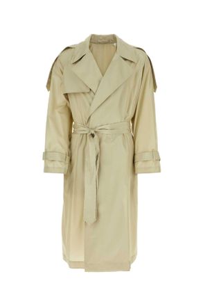 Burberry Sand Silk Trench Coat