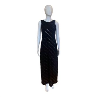 English Factory Trini Textured Maxi Dress In Black
