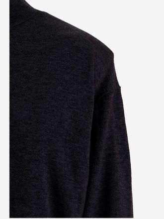 Frankie Shop Womens Wool-Blend Turtleneck Sweater Black