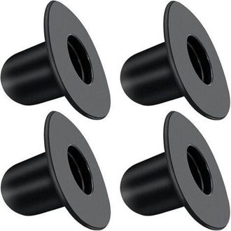 No Brand Pair Lot De 4 Bouchons De Filtre De Piscine De Rechange Pratiques Et Durables Compatibles Avec Intex Et Bestway (noir)