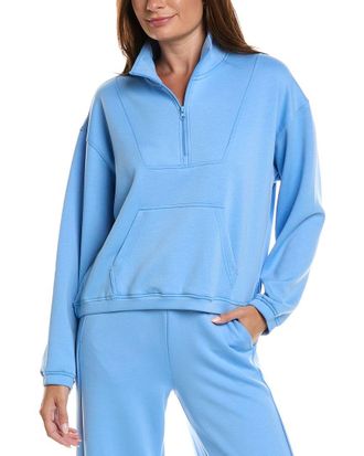 Vintage Havana Cloud Fleece Quarter Zip Pullover