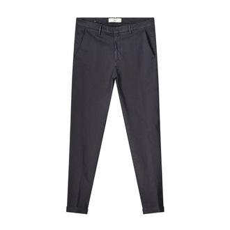 BRIGLIA 1949 Slim Chino - Heren - Broeken - Grijs - Maat: S Katoen