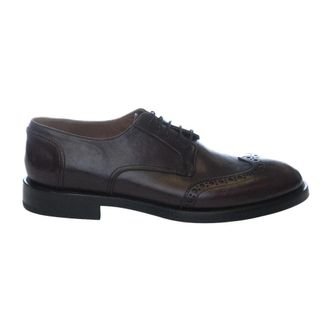 Pantanetti Bringham Laced Shoe - Heren - Veterschoenen - Bruin - 44 EU - Leer - Schoenen