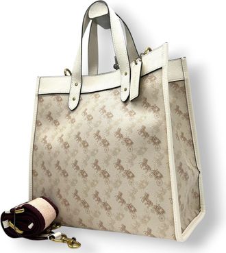 Coach Pvc Leather Shoulder Bag Tote Bag (Pre-Owned)