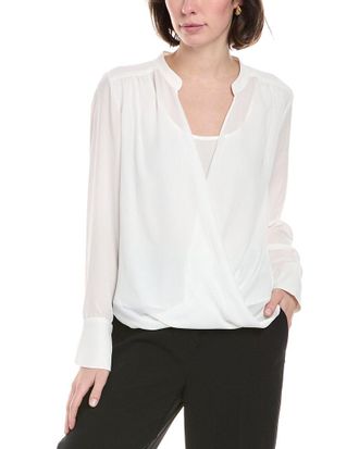 Catherine Malandrino Surplice Blouse