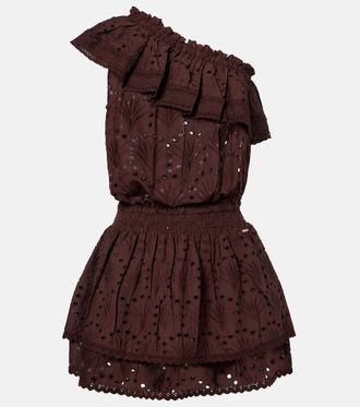 Melissa Odabash Bree broderie anglaise cotton minidress