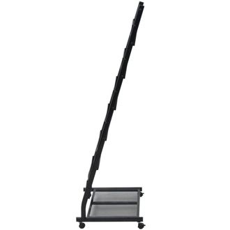 Berkfield Home Magazine Rack 47.5x43x133 cm Black A4