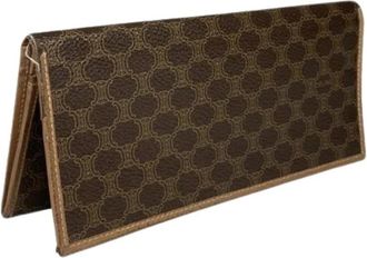 Celine Pre-owned Vintage Portemonnee - Dames - Vintage Accessoires - Bruin - ONE Size - Leer - Vintage