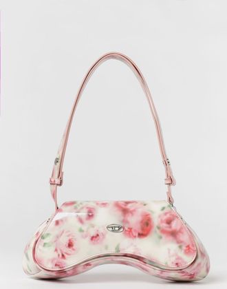 Diesel Borsa Play Crossbody Diesel in vernice con stampa floreale