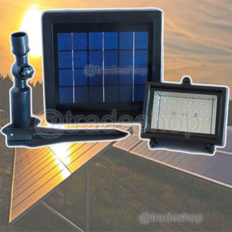 Trade Shop Trade Shop Traesio - Trade Shop - Foco Solar 36 Led Smd Para Jard&iacute;n Con Panel De Carga De Bater&iacute;a