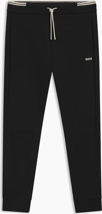HUGO BOSS Mens Hbg Zone Jog Soft Cotton Blend Jogging Bottoms - Black - Size: 3XL