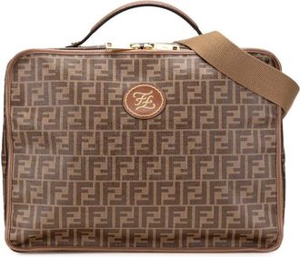 Fendi Pre-owned Fendi Zucca Coated Canvas Karligraphy Travel Bag Ladies 7VV138 A8V4 P 199 8465