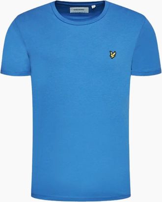 Lyle & Scott Mens Lyle & Scott Plain Blue T-Shirt. - Size: 36