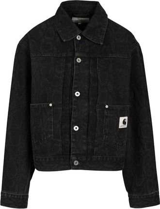 Carhartt Work in Progress Belmar Denim Jacket - Dames - Spijkerjassen - Zwart - L - Denim - Jassen