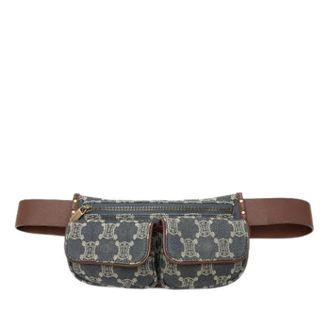 Celine Pre-owned Borsa a Cintura in Denim - - Pre-owned - Donna - Blu - ONE SIZE