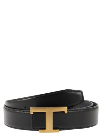 Tod's Tods Timeless Reversible T Leather Belt