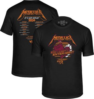 Retro Brand Mens Original Retro Brand Black Virginia Tech Hokies Metallica Retro T-Shirt at Nordstrom, Size Medium