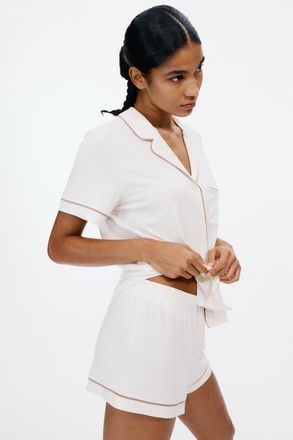 H&M Viscose-blend Pyjamas in Cream at Nordstrom, Size X-Large