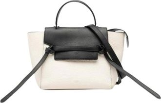 Celine Pre-owned Handbags, female, Multicolor, Size: ONE SIZE Pre-owned Micro Belt Satchel