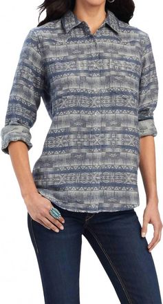 Ariat Billie Jean Shirt In Nightrider Jacquard