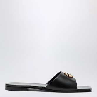 Gucci Slide con doppia G in nappa nere