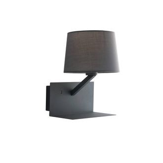 Netlighting Ciak Reading Usb Besdside Lamp Shelf Grey E27