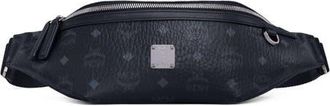 MCM Fursten Belt Bag in Visetos in Black at Nordstrom