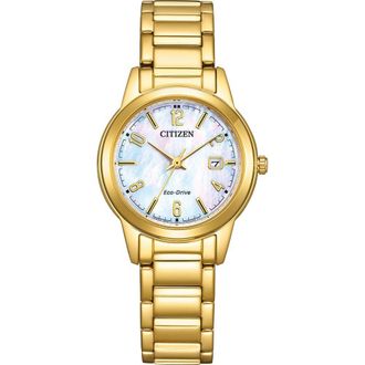 Citizen WoMens Gold Watch FE1242-78D Stainless Steel - One Size