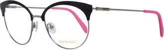 Emilio Pucci Black Metal Glasses Womens (Frames)