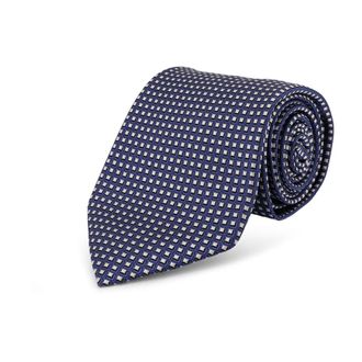 Tom Ford Accessoires, Heren, Blauw, ONE Size, 8cm Zijden Stropdas