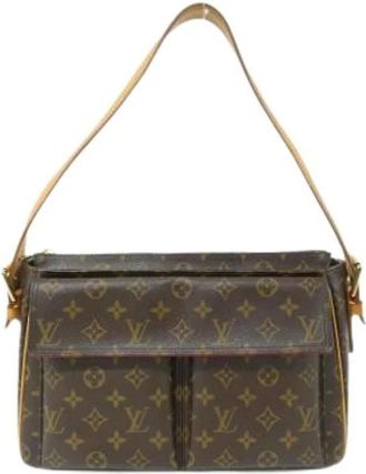 Louis Vuitton Pre-owned Shoulder Bags, female, Brown, Size: ONE SIZE Pre-owned Vintage Shoulder Bag