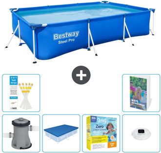 Bestway Piscina Bestway Steel Pro Rectangular - 300x201x66 Cm - 7-piezas S178