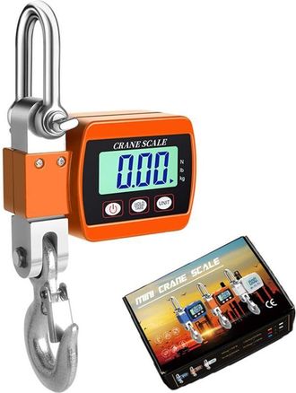 OEM B&aacute;scula De Gr&uacute;a Digital, B&aacute;scula Colgante Electr&oacute;nica De 500 Kg Y 1100 Lb, B&aacute;scula Colgante Industrial Con Sensor Preciso, Mini B&aacute;scula Lcd Port&aacute;til C