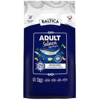 OEM Alimento Seco Para Perros Baltica Excellent, Sabor Salm&oacute;n, Hipoalerg&eacute;nico, Para Adultos, De 9 Kg